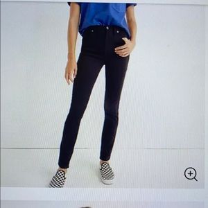 Madewell Petite 10” HighRise Skinny Jean Black